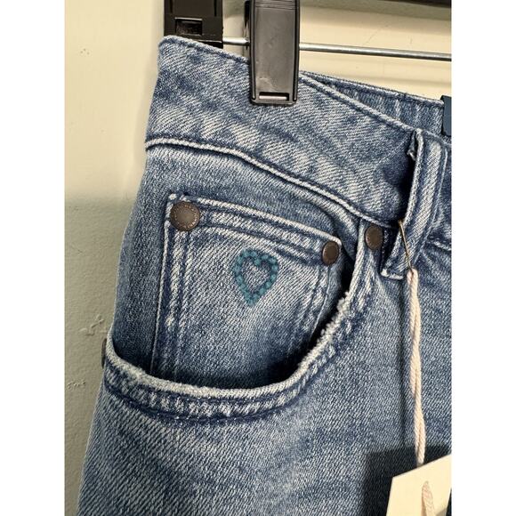 Johnny Was NWT Wide Leg Jean Denim Sisa Embroidered Pockets - 27, Southwest Boho - Picture 9 of 15